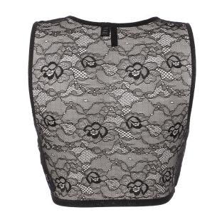 Brassière en Dentelle Noir Femme Vero Moda 10277259 vue 0