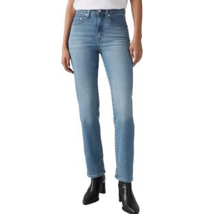 Jean 724 Bleu Clair Femme Levi's High Rise Straight 18883 pas cher