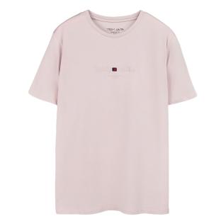 T-Shirt Rose Clair Homme Teddy Smith Jim vue 0