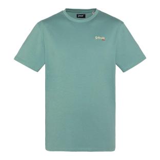 T-shirt Vert Homme Schott EMB pas cher