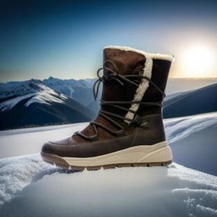 Boots Après-Ski Femme Marron Relife Jobasky vue 8