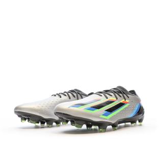 Chaussures de Foot Grises Homme Adidas Speedportal.1 FG vue 6