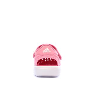Sandales Roses/Blanches Fille Adidas Water vue 0