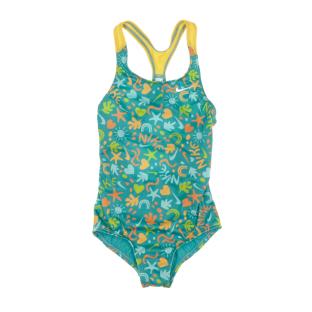 Maillot de bain Vert/Orange Fille Nike Racerback pas cher