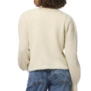 Gilet Beige Femme Pieces Cow vue 0