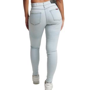 Jean Skinny Bleu Clair Femme Superdry Vintage Rise vue 2