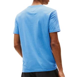 T-shirt Bleu Homme Tommy Hilfiger Tjm X Slim Jaspe vue 2