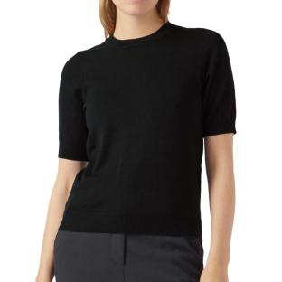 Pull Noir Femme YAS 26036189 vue 0