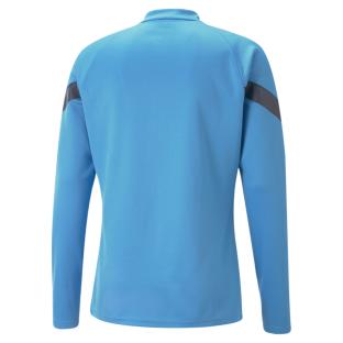 OM Sweat 1/4 zip Training Bleu Homme Puma 22/23 vue 2