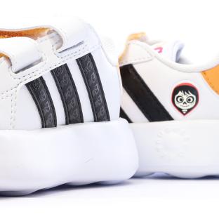 Baskets Blanches Enfant Adidas Coco Grand Court vue 0