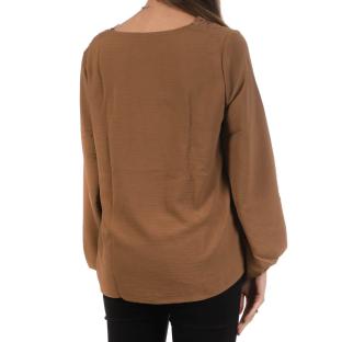 Blouse Marron Femme JDY Claudia vue 2