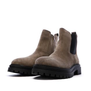 Bottines Marrons Femme Geox Iridea vue 6