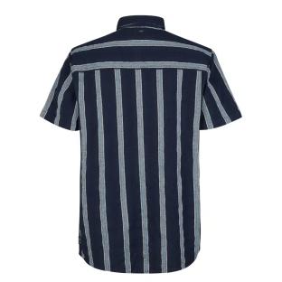 Chemise Marine/Blanc Homme Petrol Industries Sleeve vue 0