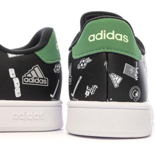 Baskets Noires Junior Adidas Advantage ID8407 vue 7