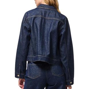 Veste en Jean Bleu Brut Femme Pieces Denim vue 0