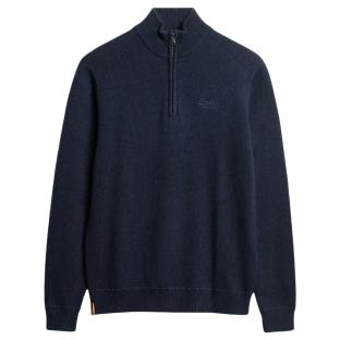 Pull Noir Homme Superdry Essential vue 0