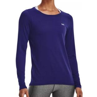 T-shirts Manches Longues Violet Femme Under Armour Armour Long Sleeve pas cher