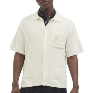 Chemise en Maille Écru Homme Jack & Jones Summer Pocket vue 0