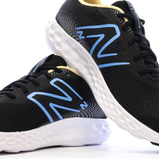 Chaussures de Running Noires/Jaunes Homme New Balance 411 vue 7