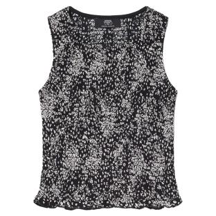 Top Noir/Blanc Fille Le Temps Des Cerises Veronicgi vue 0