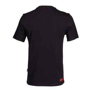 T-shirt Noir Homme Supreme Grip Smile vue 2