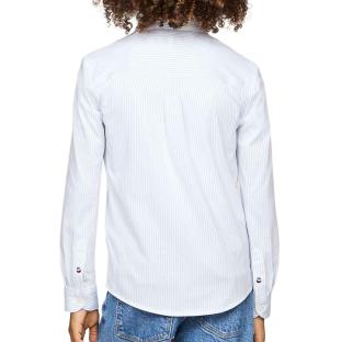 Chemise Blanche/Bleu Garçon Tommy Hilfiger Allover vue 2
