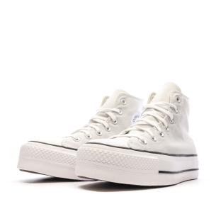 Baskets Grises Converse Femme Chuck Taylor All Star Lift vue 6