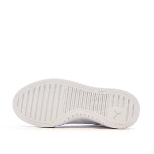 Baskets Blanches/Bleu Fille Puma Ca Pro vue 5