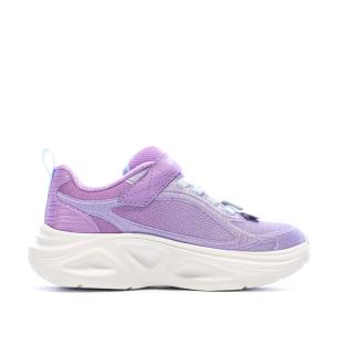 Baskets Mauves Clairs Fille Skechers Sola Glow vue 0
