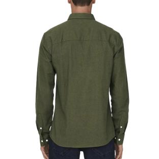 Chemise Kaki Homme Only & Sons Gudmund vue 2