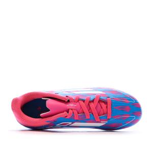 Chaussures de football Bleu/Roses Garçon Adidas F50 League Fg/mg vue 0
