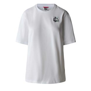 T-Shirt Blanc Femme The North Face NF0A4SYAIW91 vue 0