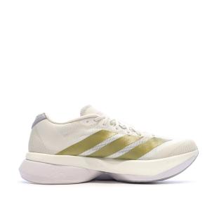 Zapatillas de running blancas/doradas Adidas Adizero Boston 13 ver 0