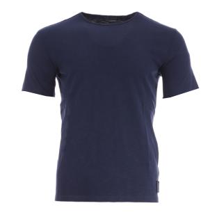 T-shirt Marine Homme Guess Dustin vue 0