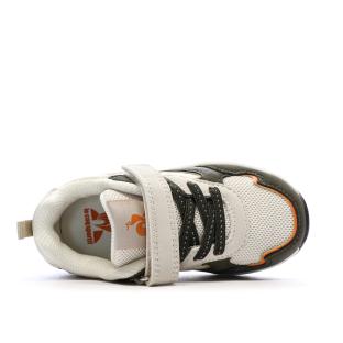 Baskets Beige/Kaki Garçon Le Coq Sportif Lsc Runner vue 4