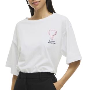T-Shirt Blanc Femme Vila Vihabon vue 0