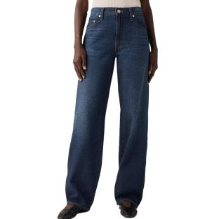 Jean Evasé Bleu Femme Levi's Baggy pas cher