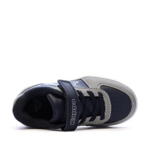 Baskets Gris/Noir Garçon KAPPA Malone vue 4