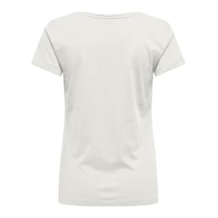 Camiseta blanca/azul marino para mujer JDY Paris ver 0