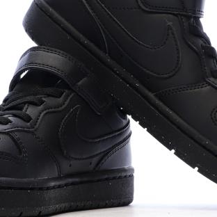 Nike Court Borough Low Recraft Black Boys’ Trainers Photo of the Espace des Marques %store% store - view of %key%