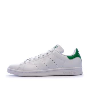 Baskets Stan Smith Blanches/Vertes Homme Adidas M20324 pas cher