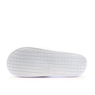 Claquettes Blanches Homme Lacoste Serve vue 2