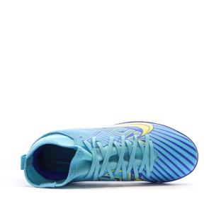 Chaussures de foot Bleues Junior Nike Superfly 9 Club vue 4
