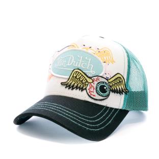 Casquette Blanc/Bleu Homme Von Dutch PAT pas cher
