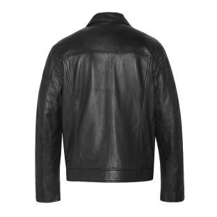 Blouson cuir Noir Homme Schott Mens Leather Jacket Schott vue 2