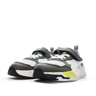 Baskets Noir/Gris/Jaune Garçon Puma Trinity vue 6