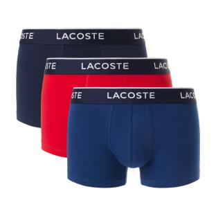 x3 Boxers Marines/Rouges Homme Lacoste 5H1300 vue 3