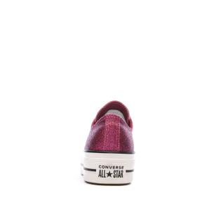 Baskets Roses Femme Converse Chuck Taylor All Star Lift A05438C vue 3