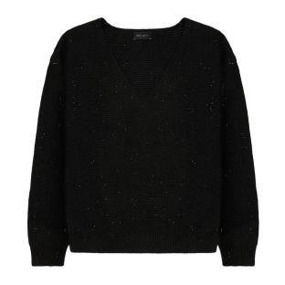 Pull à Paillette Noir/Argenté Femme Teddy Smith Prachel pas cher