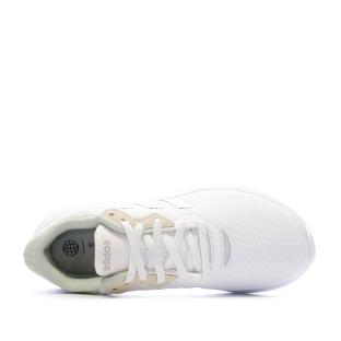 Chaussures de sport Blanches Femme Adidas QT Racer 3.0 vue 4